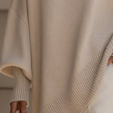 Thalia - Oversize poncho sweater – Den perfekte kombination af trend og komfort