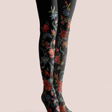 Amina - Eksotiske blomstrede leggings