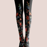 Amina - Eksotiske blomstrede leggings