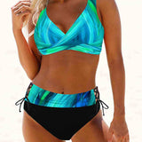 Earle - Farverig bikinibadedragt