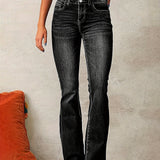 Anne™ | Højtaljede Dame Flared Jeans til Foråret