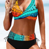 Earle - Farverig bikinibadedragt