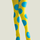 Else - Prikkede leggings-strømpebukser