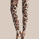 Harriet - Leggings med leopardprint