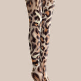 Harriet - Leggings med leopardprint