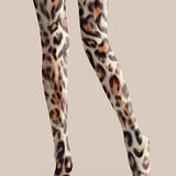 Harriet - Leggings med leopardprint