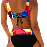 Earle - Farverig bikinibadedragt