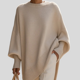 Thalia - Oversize poncho sweater – Den perfekte kombination af trend og komfort