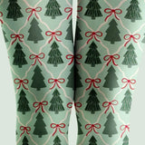 Hilda - Leggings med kunstnerisk vinterskovmønster