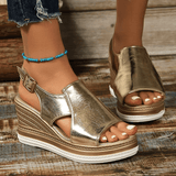 Selma - Damesandaler med platform