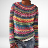 Anne™ | Blød og Varm Mønstret Striktrøje