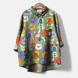 Anne™  | Bluse Med Kunstneriske Print