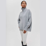 Anne™ | Lun højhalset sweater