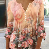 Anne™ | Blomstret Tunika