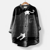 Anne™  | Bluse Med Kunstneriske Print