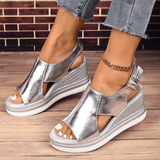 Selma - Damesandaler med platform