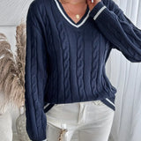 Anne™ | Stilfuld Og Behagelig V-Hals Efterårstrøje