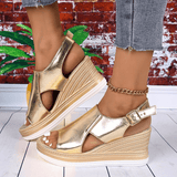 Selma - Damesandaler med platform