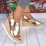 Selma - Damesandaler med platform