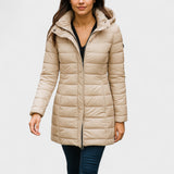 Emma Josefine - Stilfuld parka med varm indvendig foring