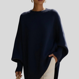 Thalia - Oversize poncho sweater – Den perfekte kombination af trend og komfort