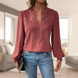 Anne™ | Elegant damebluse med løse ærmer