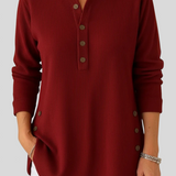 Katarina - Strikket pullover med lange ærmer