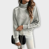Sabrina - Komfortabel sweater med høj krave