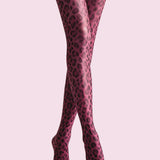 Caja - Leggings med leopardmønster