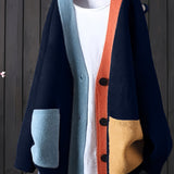 Anne™ | Afslappet Farverig Cardigan