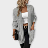 Lucca - Afslappet strikket cardigan med lommer