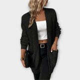 Lucca - Afslappet strikket cardigan med lommer