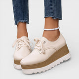 Anne - Sneakers med platform og blød sål