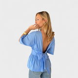 Eleanor - Delikat bluse med slag