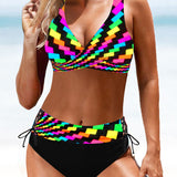 Earle - Farverig bikinibadedragt