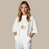 Freja Victoria - Jumpsuit med korte ærmer