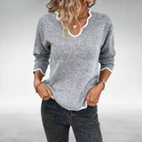 Anne™ | Blød og Enkel Strikbluse