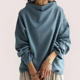 Anne™ | Chic Trøje med Høj Krave