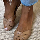 Signe | Vevet Sandaler Natur