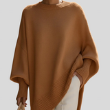 Thalia - Oversize poncho sweater – Den perfekte kombination af trend og komfort