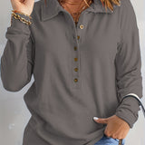 Anne™ | Blød og Afslappet Langærmet Bluse