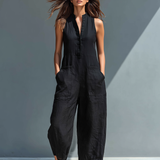 Freja Elisabeth - Let jumpsuit i hørblanding
