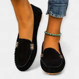 Malene - Loafers med metalelementer