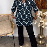 Anne™ | Casual Bluse med Lange Ærmer