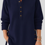 Katarina - Strikket pullover med lange ærmer