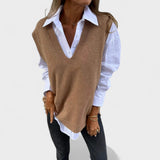 Justina - Strikket vest