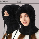 Majbritt - Vinter Beanie Hue 3-i-1