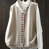 Anne™ | Ærmeløs Strikket Vest