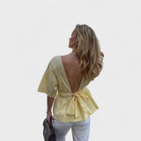 Eleanor - Delikat bluse med slag