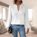 Anne™ | Elegant damebluse med løse ærmer